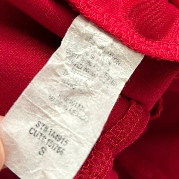 Charlotte Russe Women 90-Y2k Sleeveless Caged Bodysuit Red Cyber Club Rave Small - Picture 5 of 7